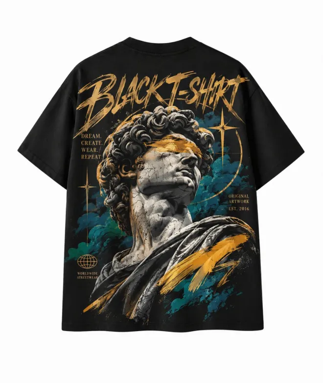Black T-Shirt Renaissance Tee
