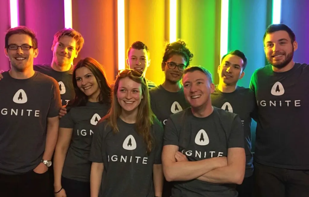 Team in Black T-Shirt tees